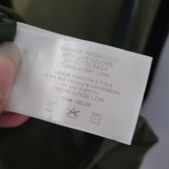 Pam and Gela Olive Green Cold Shoulder Turtleneck Dress - Picture 11 of 11